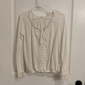 White Aéropostale Long Sleeved Tunic